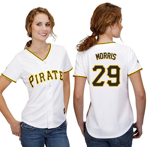 Bryan Morris #29 mlb Jersey-Pittsburgh Pirates Women's Authentic Home White Cool Base Baseball Jersey